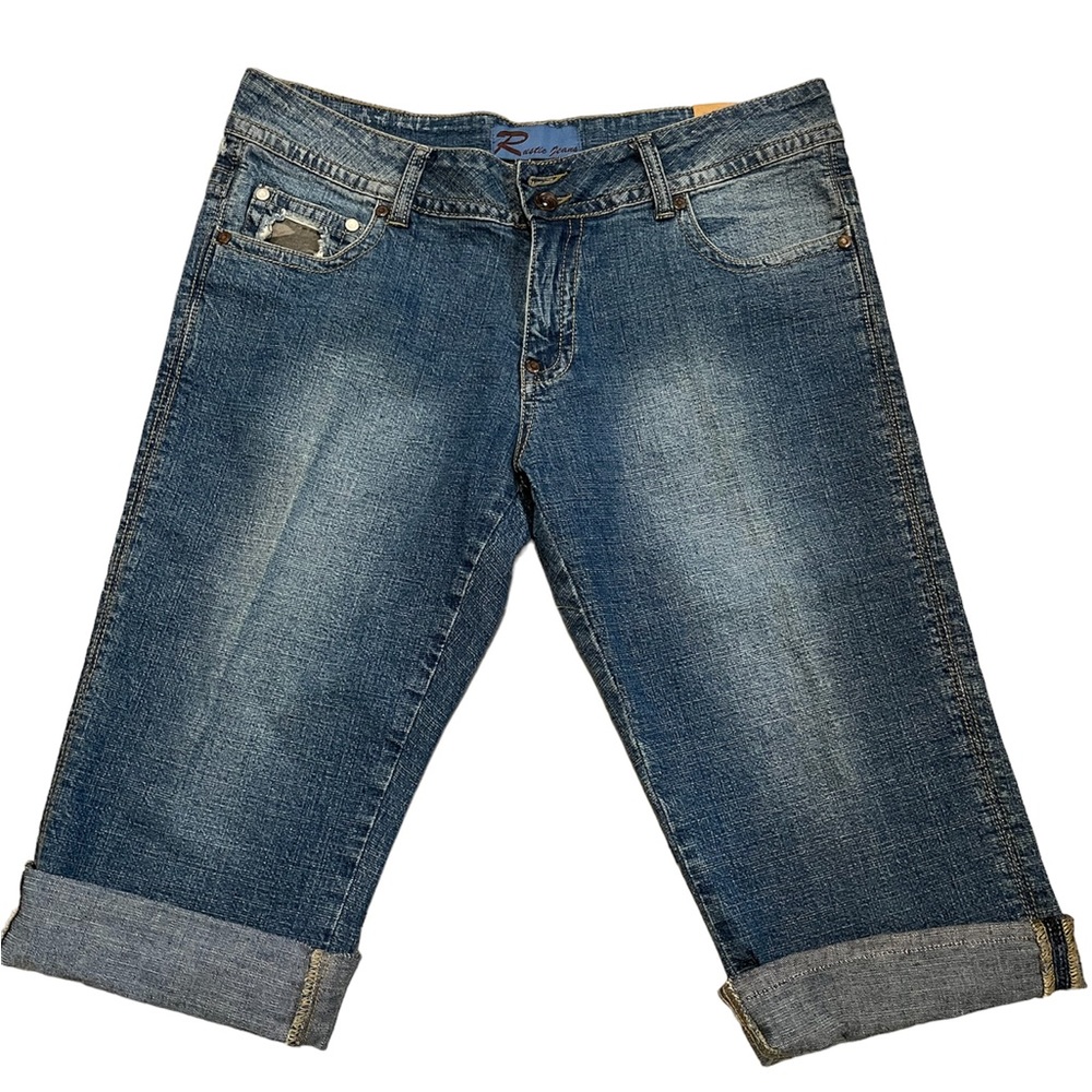 Rustic Jeans Capri Distressed Jeans 11/12